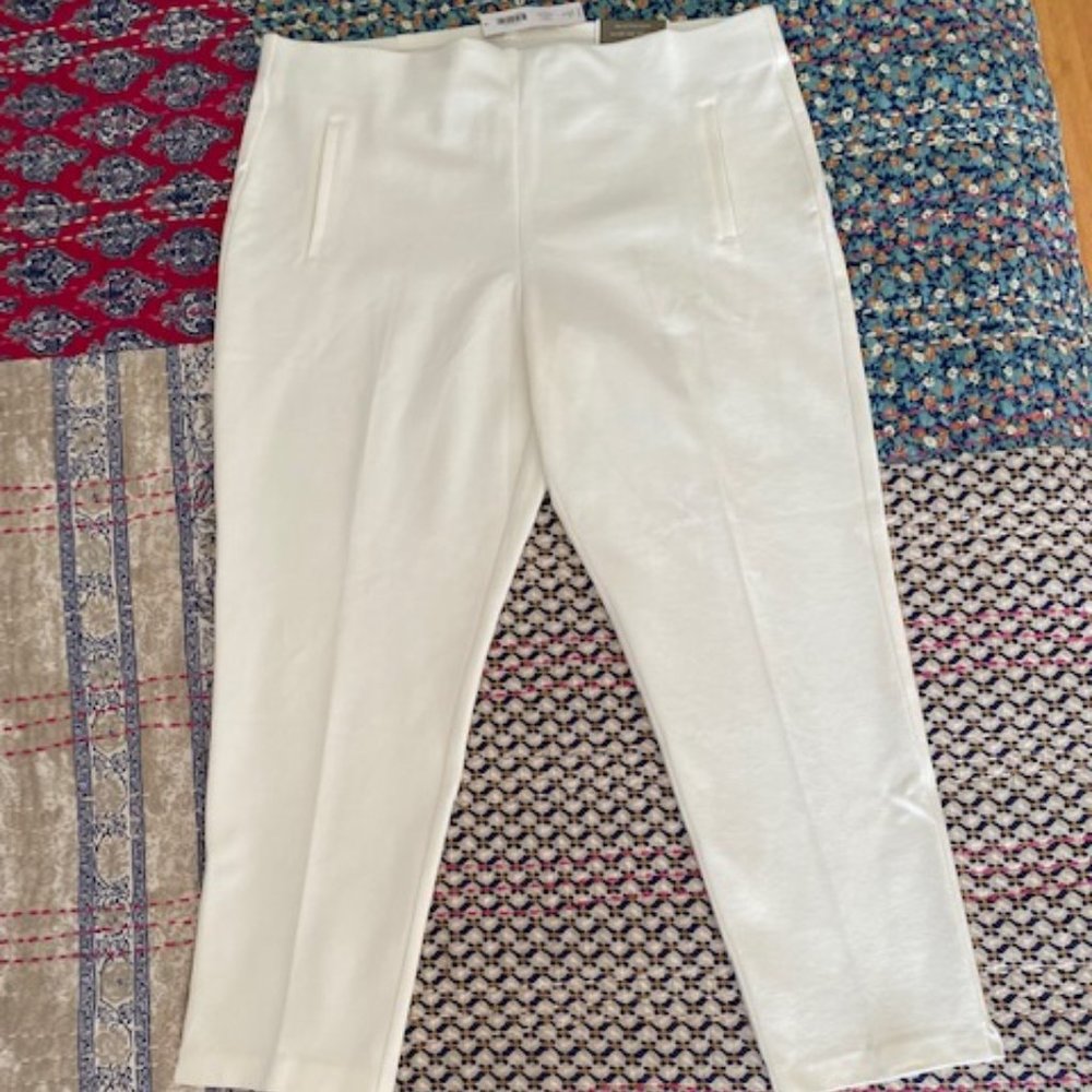 Chico's Size 3, Side Vent Juliet Ankle Pants - NEW